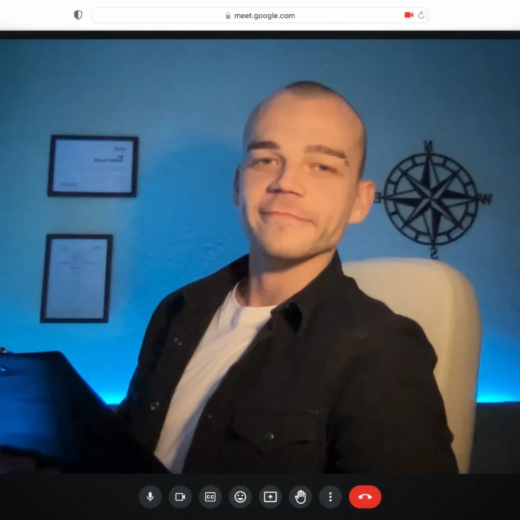 Sezení probíhající online